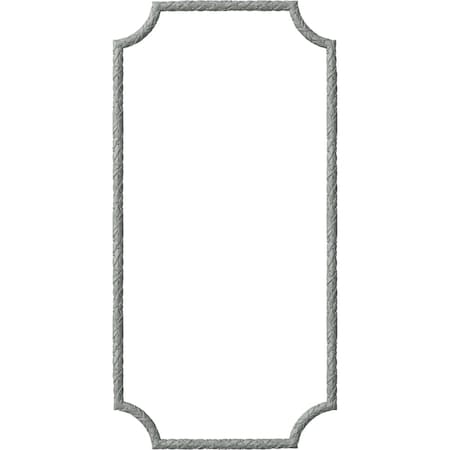 Ekena Millwork 24-in. W x 48-in. H Dublin Panel Moulding Kit Single Panel PMLKDU24X48A